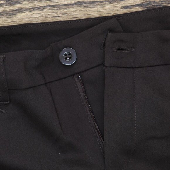 NWT Christopher & Banks Fit Mid-Rise Stretch Dress Pants JOS-4929 4 Short Brown - Picture 8 of 9